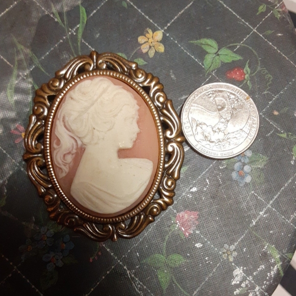 Vintage Cameo Brooch - Picture 3 of 4